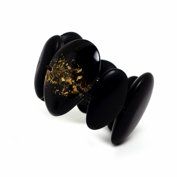 Armband Inspiracao schwarz/gold
