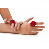 Ring Rose rot vollfarbig