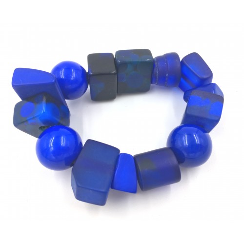 Armband Indiana dunkel/royalblau (Mix 117)