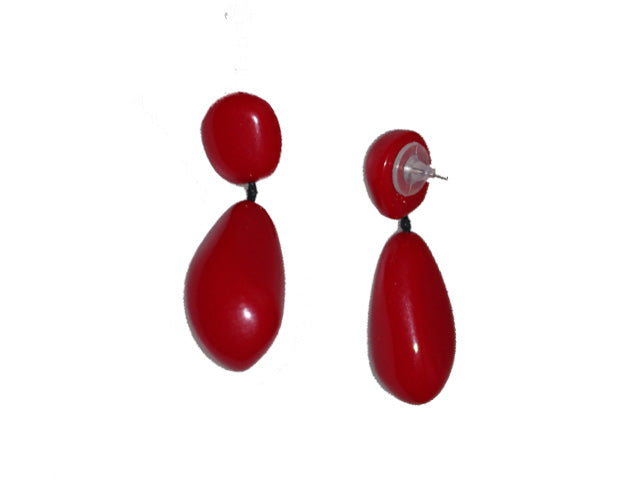 Ohrstecker Clave rot