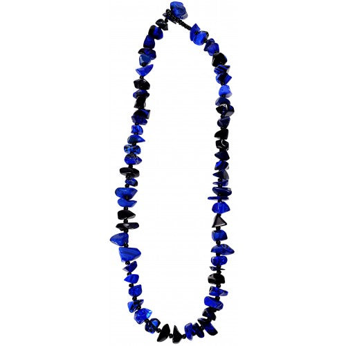 Halskette Uganda blau