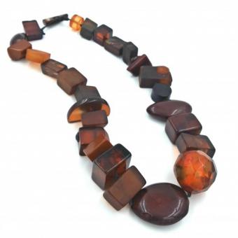 Necklace Indiana brown 