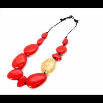Kette Lisi rot-gold 